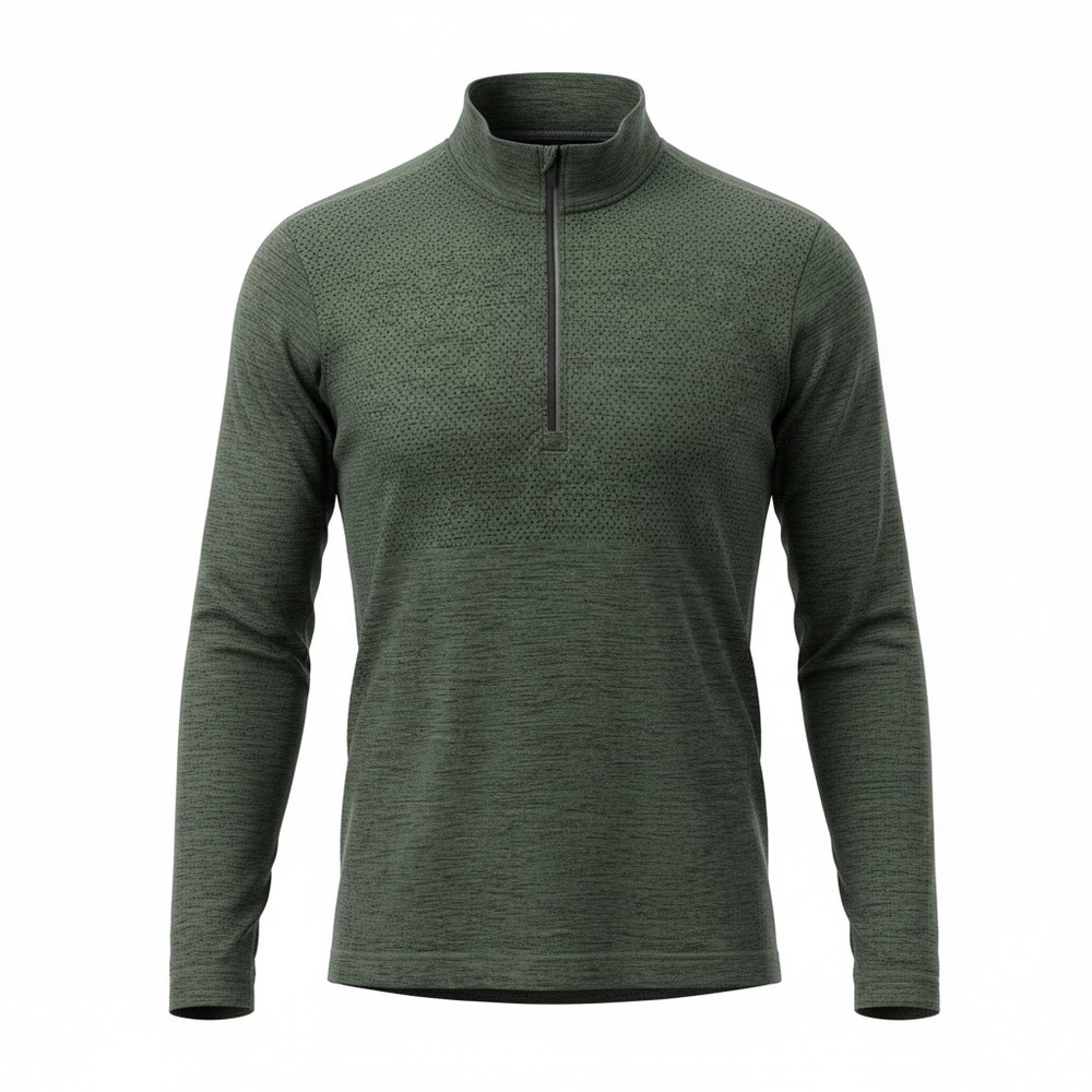 lululemon athletica Men's Olive Zip-Up Sweater